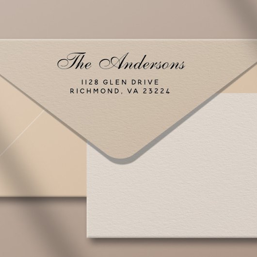 Naam van de legant-Script-familie retouradres Zelfinktende Stempel