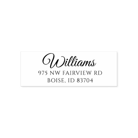 Naam van de legant  zelfinktende stempel (Design)