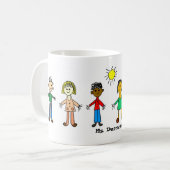 Naam van de leraar  Mok (Voorkant links)