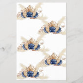 Naam van de liefdeszong Blue Flowers Shower Game C Flyer (Achterkant)