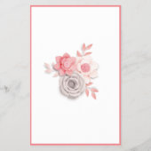 Naam van de Love Song Vrijgezellenfeest Game Card Flyer (Achterkant)