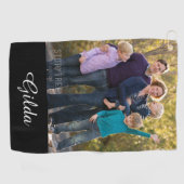 Naam van de Monogramnaam van het het Manuscript va Golfhanddoek (Horizontaal)