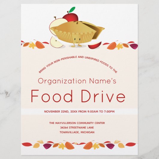 Naam van de organisatie van de voedingseenheid laa flyer (Voorkant)