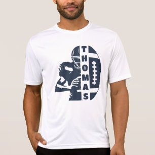 Naam van de speler van het gepersonaliseerde Footb T-shirt
