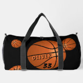 Naam van de spelersspeler van de Basketball-bal Plunjezak (Achterkant)