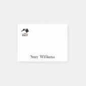 Naam van de spreker op notities post-it® notes (Voorkant)