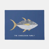 Naam van de tonijnfamilie deurmat (Voorkant)