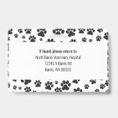 Naam van de veterinaire inrichting badge (Achterkant)