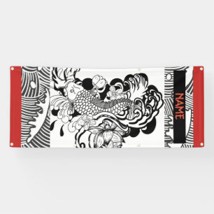 NAAM VAN DE VISSERIJ VAN BUITENLANDBANNER JAPANESE SPANDOEK