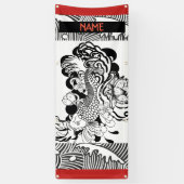 NAAM VAN DE VISSERIJ VAN BUITENLANDBANNER JAPANESE SPANDOEK (Verticaal)