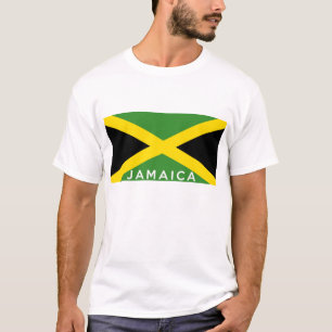 naam van de vlag van jamaica t-shirt