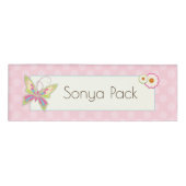 Naam van de vlinder naambadge (Voorkant)