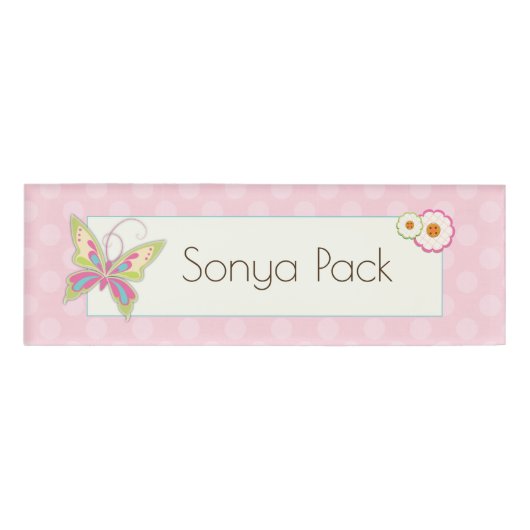 Naam van de vlinder naambadge (Voorkant)