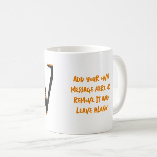 Naam van de wegfietsbrief koffiemok (Voorkant rechts)