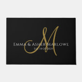 Naam van de zwarte goudfamilie van het Manuscript  Deurmat (Voorkant)