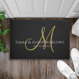 Naam van de zwarte goudfamilie van het Manuscript  Deurmat