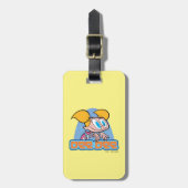 Naam van dee dee-teken bagagelabel (Voorkant verticaal)