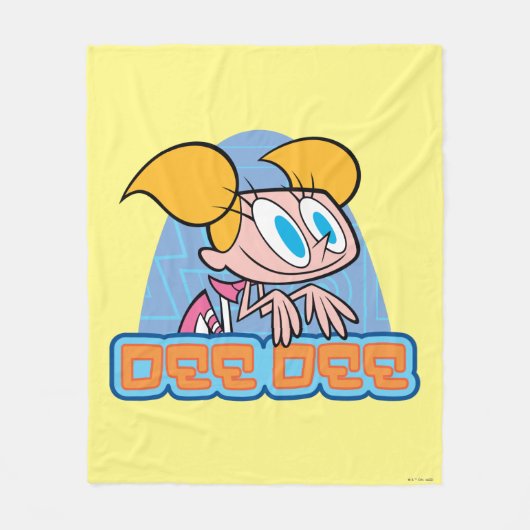 Naam van dee dee-teken fleece deken (Voorkant)