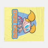 Naam van dee dee-teken fleece deken (Voorkant (Horizontaal))