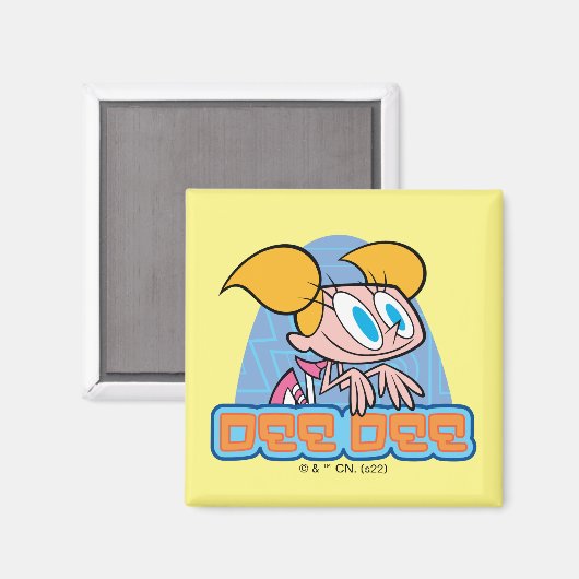 Naam van dee dee-teken magneet (Voorkant / Achterkant)