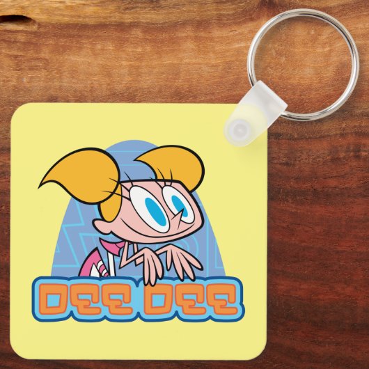 Naam van dee dee-teken sleutelhanger (Achterkant)