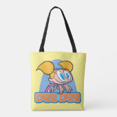 Naam van dee dee-teken tote bag (Achterkant)