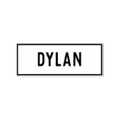 Naam van Dylan Rubberstempel (Afrduk)