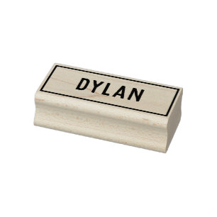 Naam van Dylan Rubberstempel