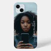 Naam van gepersonaliseerd fotoscript Case-Mate iPhone case (Achterkant)