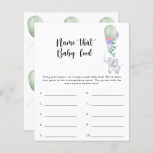 Naam van het baby-douchespel