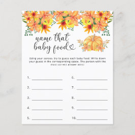 Naam van het baby-douchespel