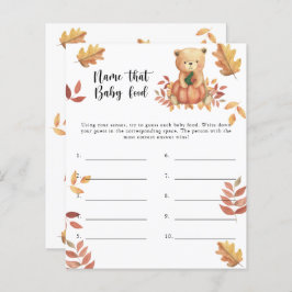 Naam van het baby-douchespel