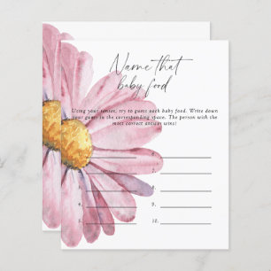 Naam van het baby voedseldouchespel - Daisy