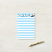 Naam van het bureau van de leraar post-it® notes (Op bureau)