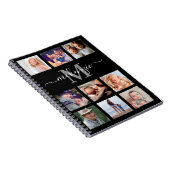 Naam van het gepersonaliseerde fotocollage monogra notitieboek (Rechterzijde)