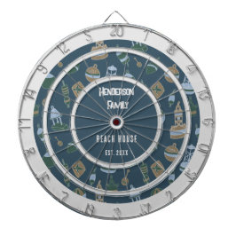 Naam van het groepsthema dartbord