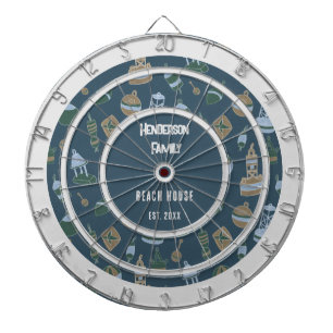 Naam van het groepsthema dartbord