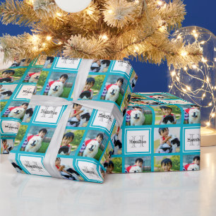 Naam van het Initiaal van het monogram van het Kol Cadeaupapier