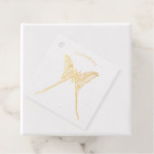 Naam van het insect Luna moth butterfly Bedankjes Labels (Met doos)