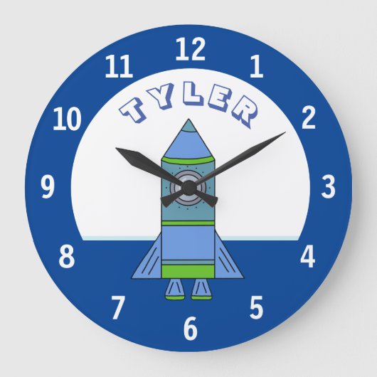 Naam van het Kind voor raketschildpad Grote Klok (Voorkant)