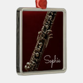 Naam van het klassieke Oboe-muziekinstrument Metalen Ornament (Rechts)