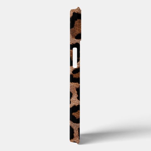 Naam van het Leopard-monogram van het dier Case-Mate iPhone Case (Achterkant / Rechts)