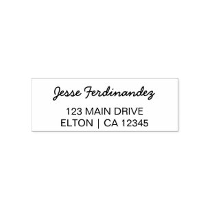 Naam van het Manuscript van het Adres van de terug Zelfinktende Stempel