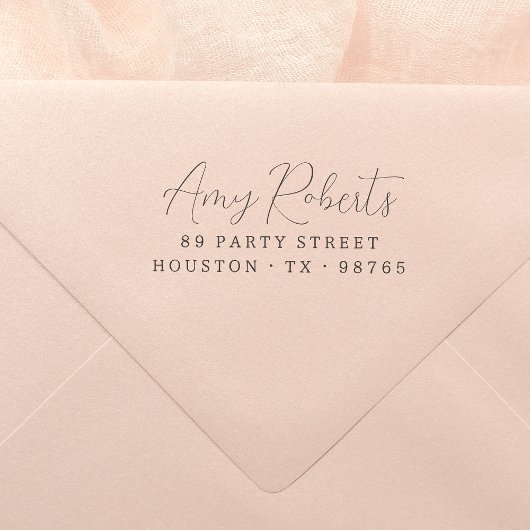 Naam van het Manuscript van het Adres van de terug Zelfinktende Stempel