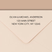 Naam van het Manuscript van het Adres van de terug Zelfinktende Stempel