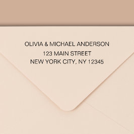 Naam van het Manuscript van het Adres van de terug Zelfinktende Stempel