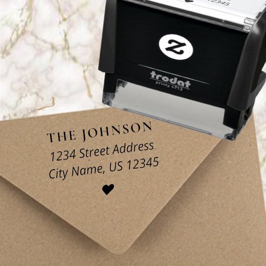 Naam van het Manuscript van het Adres van de terug Zelfinktende Stempel