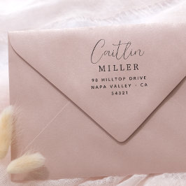 Naam van het Manuscript van het Adres van de terug Zelfinktende Stempel