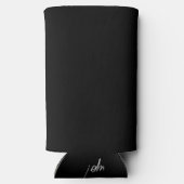 Naam van het paar & trouwdatum seltzer blikjeskoeler (Achterkant)