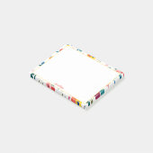 Naam van het platformafbeelding van Poppy Floral P Post-it® Notes (Schuin)